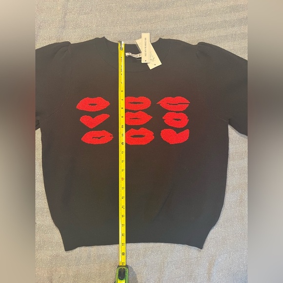 NWT Nanette Lenore Lips Sweater Size Large - Picture 8 of 9